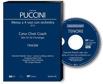 CD Various: Carus Choir Coach - Giacomo Puccini: Messa A 4 Voci Con Orchestra (tenor)