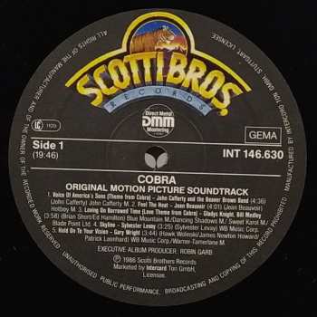LP Various: Cobra (Original Motion Picture Soundtrack)