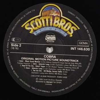 LP Various: Cobra (Original Motion Picture Soundtrack)