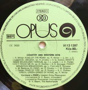 LP Various: Country & Western Hits