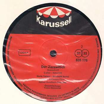 LP Various: Das Land Des Lächelns / Der Zarewitsch