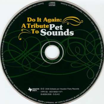 CD Various: Do It Again: A Tribute To Pet Sounds