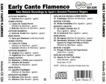 CD Various: Early Cante Flamenco