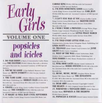 CD Various: Early Girls Volume 1 (Popsicles & Icicles)
