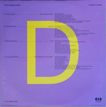 2LP Various: Stop Making Sense Everyone's Getting Involved A Tribute Album CLR