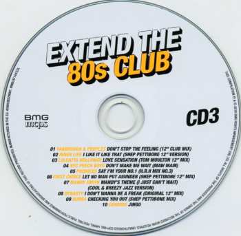 3CD/Box Set Various: Extend The 80s Club (Essential 12" And Extended Mixes Of 80s Club Classics)