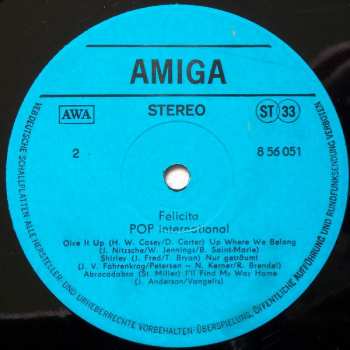 LP Various: Felicita - Pop International