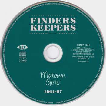 CD Various: Finders Keepers (Motown Girls 1961-67)