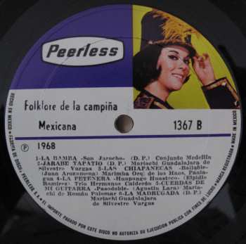 3LP/Box Set Various: Folklore De La Campiña Mexicana