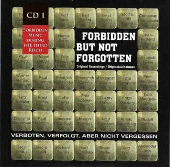 10CD/Box Set Various: Forbidden But Not Forgotten = Verboten, Verfolgt, Aber Nicht Vergessen (Forbidden Music During The Third Reich)