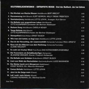 10CD/Box Set Various: Forbidden But Not Forgotten = Verboten, Verfolgt, Aber Nicht Vergessen (Forbidden Music During The Third Reich)