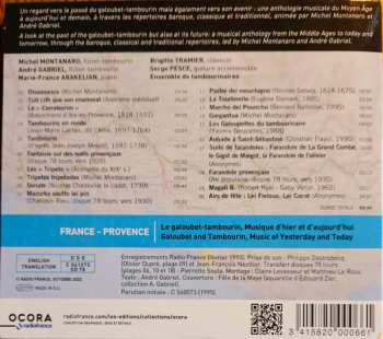 CD Various: France | Provence - Le Galoubet-Tambourin. Musique D'hier Et D'aujourd'hui = Galoubet And Tambourin. Music Of Yesterday And Today