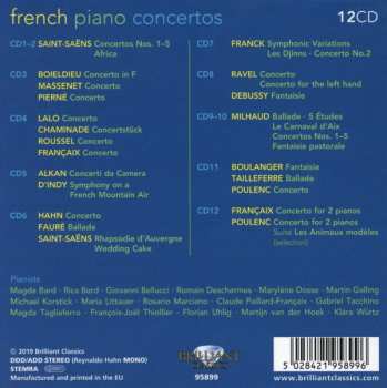 12CD/Box Set Various: French Piano Concertos