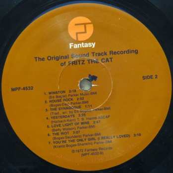 LP Various: Fritz The Cat (Original Soundtrack Recording)