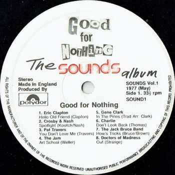 LP Various: Good For Nothing - The Sounds Album, Vol 1