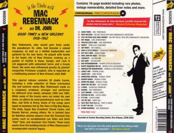 CD Various: Good Times In New Orleans 1958-1962 - In The Studio With Mac Rebennack Aka Dr. John