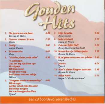 CD Various: Gouden Hits Deel 1 