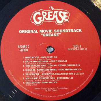 2LP Various: Grease (The Original Soundtrack From The Motion Picture)