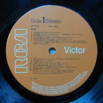 LP Various: Hair - The American Tribal Love-Rock Musical - The Original Broadway Cast Recording