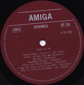 LP Various: Hallo Nr. 6