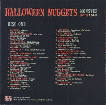 3CD/Box Set Various: Halloween Nuggets:  Monster Sixties A Go-Go