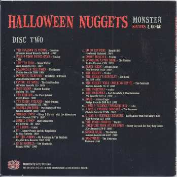 3CD/Box Set Various: Halloween Nuggets:  Monster Sixties A Go-Go