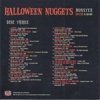3CD/Box Set Various: Halloween Nuggets:  Monster Sixties A Go-Go