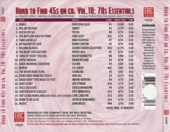 CD Various: Hard To Find 45s On CD, Volume 18: 70s Essentials