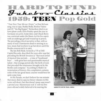 CD Various: Hard To Find Jukebox Classics 1959: Teen Pop Gold