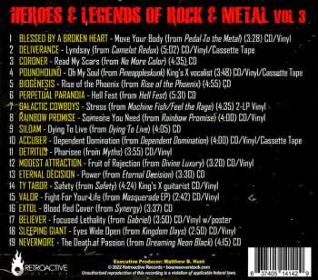 CD Various: Heroes & Legends Of Rock & Metal Vol. 3