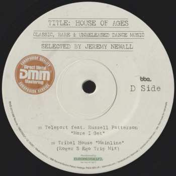 2LP Various: House Of Ages (Classic, Rare & Unreleased Dance Music)