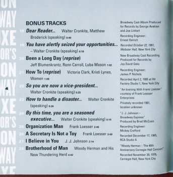 CD Various: How To Succeed In Business Without Really Trying (Broadway Deluxe Collector's Edition) DLX