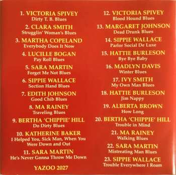 CD Various: I Can't Be Satisfied: Early American Women Blues Singers - Town & Country, Vol. 2 - Town