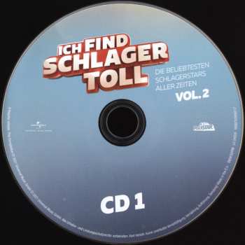 2CD/DVD Various: Ich Find Schlager Toll - Die Beliebtesten Schlagerstars Aller Zeiten Vol. 2