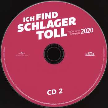 2CD Various: Ich Find Schlager Toll - Frühjahr / Sommer 2020