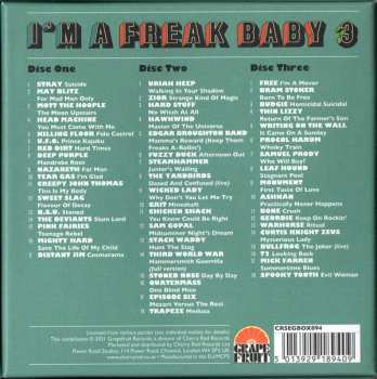 3CD/Box Set Various: I'm A Freak Baby 3 (A Further Journey Through The British Heavy Psych And Hard Rock Underground Scene 1968-1973) 