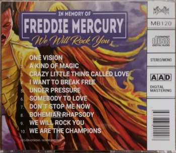 CD Various: In Memory Of Freddy Mercury (We Will Rock You)