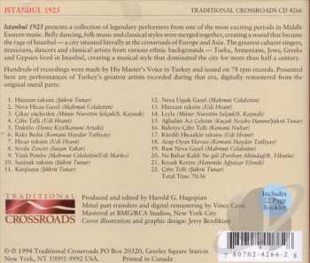 CD Various: Istanbul 1925