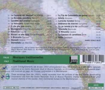 CD Various: Italie: Musiques Traditionnelles = Italy: Traditional Music