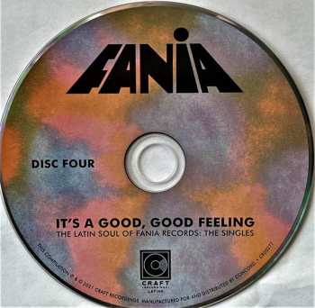 4CD/SP/Box Set Various: It's A Good, Good Feeling (The Latin Soul Of Fania Records: The Singles) LTD