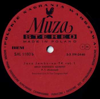 LP Various: Jazz Jamboree 74 Vol. 1