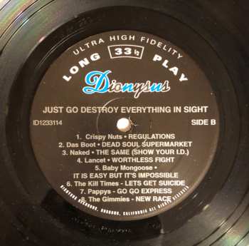 LP Various: Just Go Destroy Everything In Sight!
