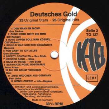 LP Various: K-Tel's Deutsches Gold