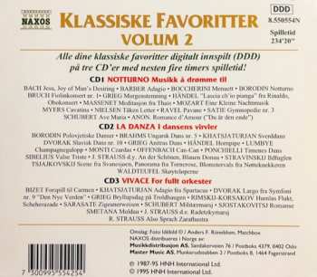 3CD/Box Set Various: Klassiske Favoritter Volum 2