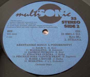 LP Various: Křesťanské Songy & Podobenství