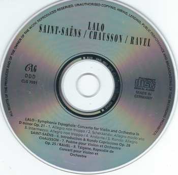 CD Various: Lalo / Saint-Saëns / Chausson / Ravel