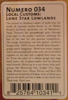 2LP Various: Local Customs: Lone Star Lowlands