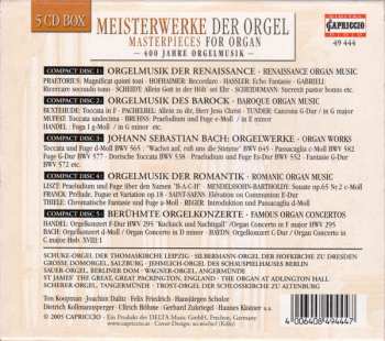 5CD/Box Set Various: Meisterwerke Der Orgel