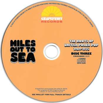 3CD Various: Miles Out To Sea – The Roots Of British Power Pop 1969-1975