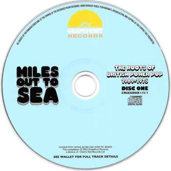 3CD Various: Miles Out To Sea – The Roots Of British Power Pop 1969-1975